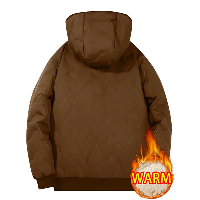 Waterproof Men's Jacket Winter Windbreaker Down Jacket Winter Coat Fleece Lining Warm And Warm Cotton Jacket Snow Jacket