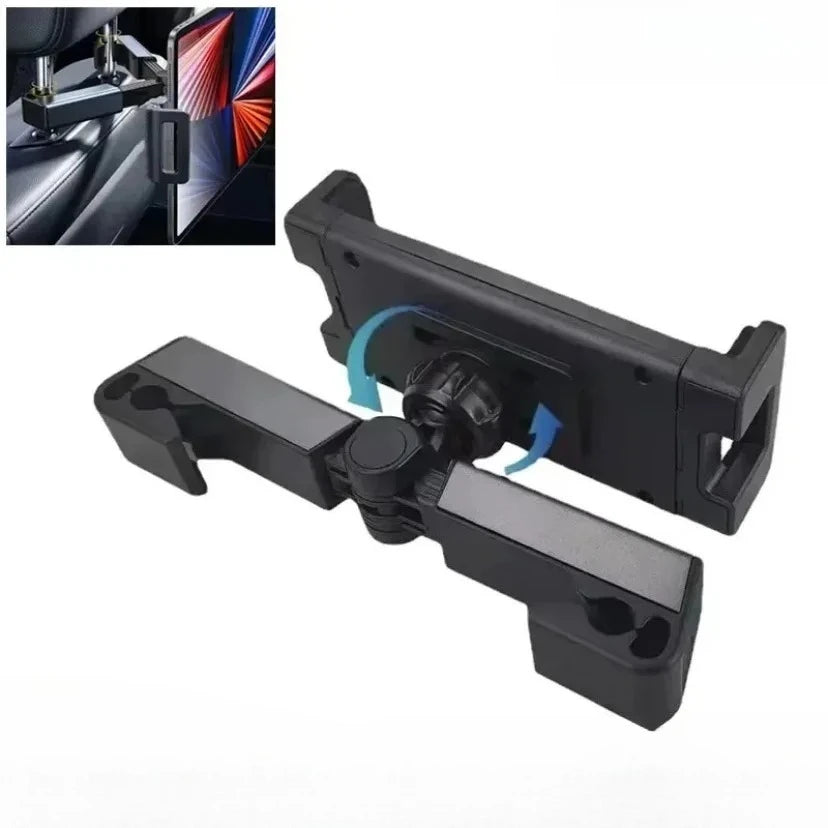 Car Back Seat Headrest Phone Holder Stretchable Tablet Stand Rear Pillow Adjustment  Mount Bracket for 4.7-12.9 Inch Phon Tablet