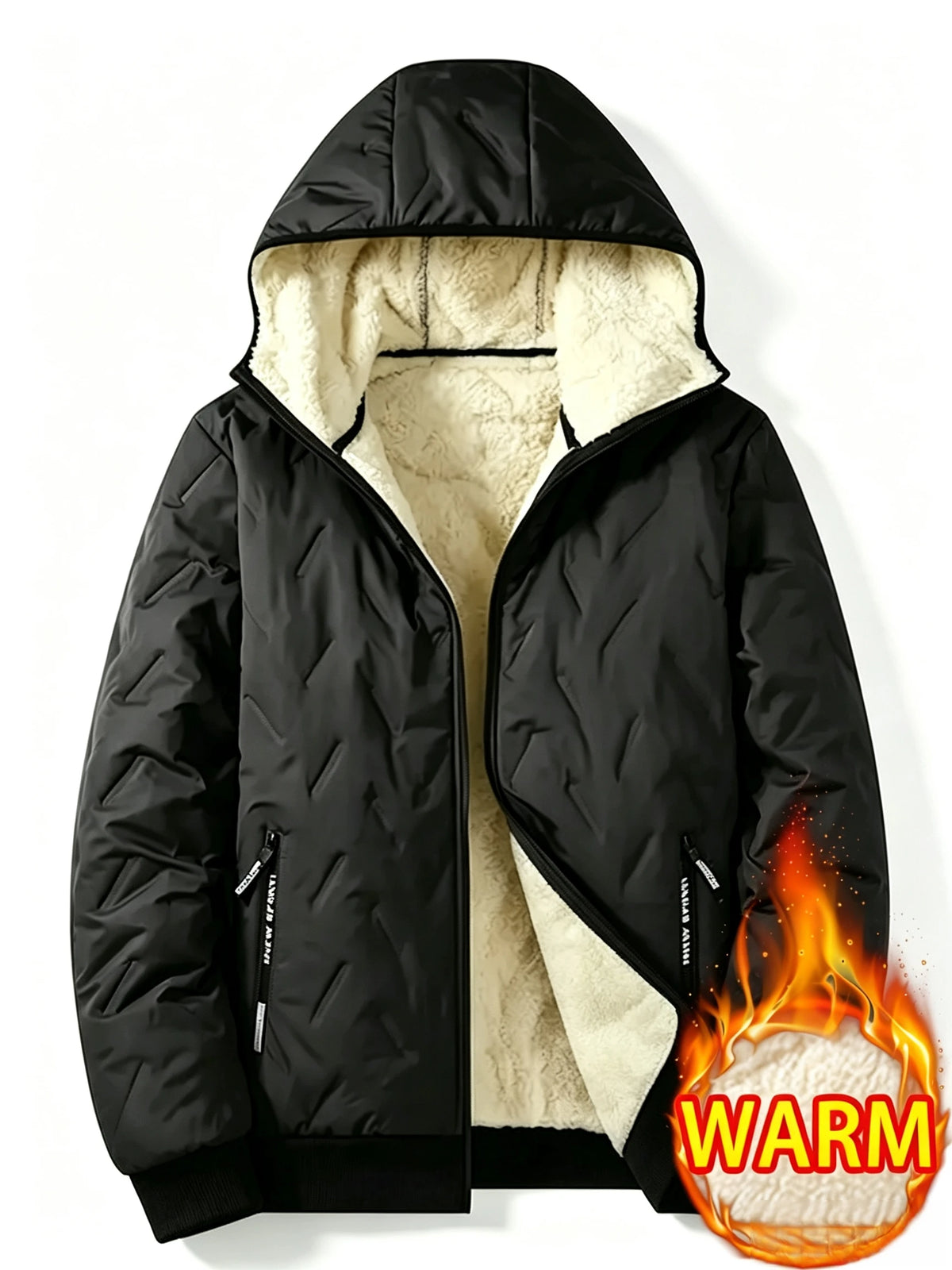 Waterproof Men's Jacket Winter Windbreaker Down Jacket Winter Coat Fleece Lining Warm And Warm Cotton Jacket Snow Jacket