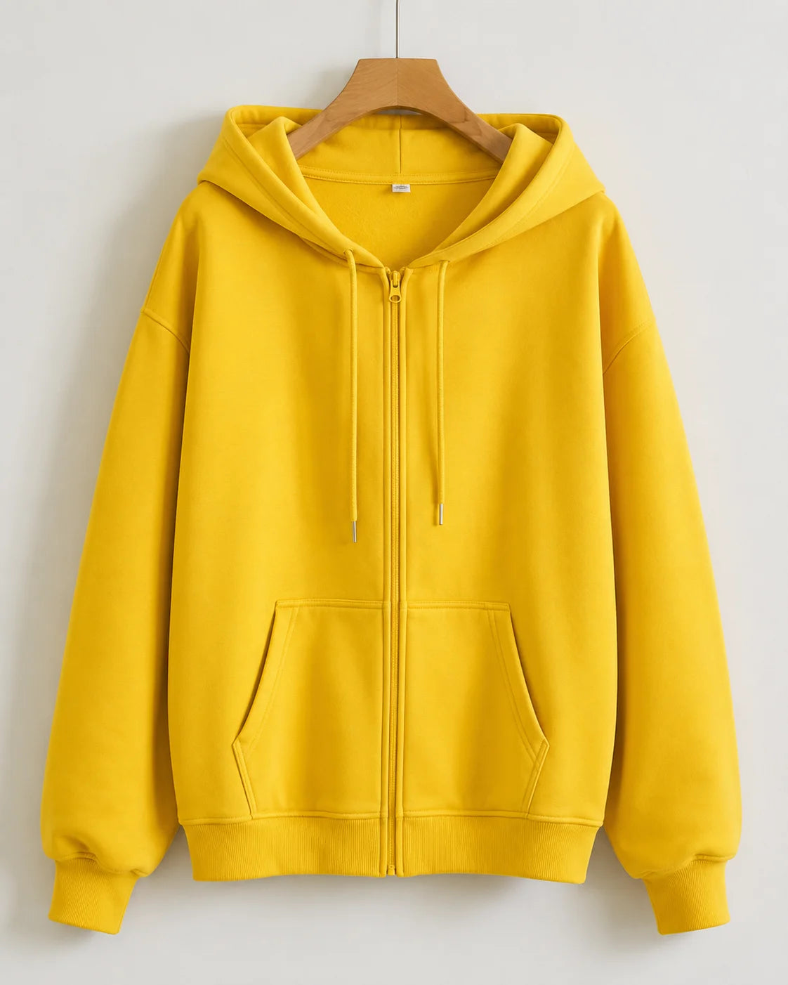 14 Colors Women Zip Up Hoodie Oversized Autumn Winter Casual Streetwear Loose Hooded Jacket Comfortable Long Sleeve Sweatshirt