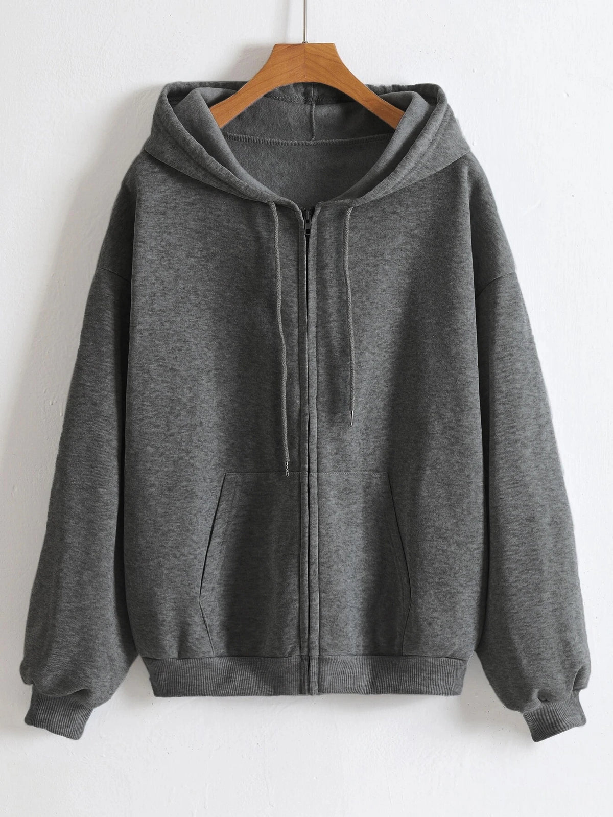 14 Colors Women Zip Up Hoodie Oversized Autumn Winter Casual Streetwear Loose Hooded Jacket Comfortable Long Sleeve Sweatshirt