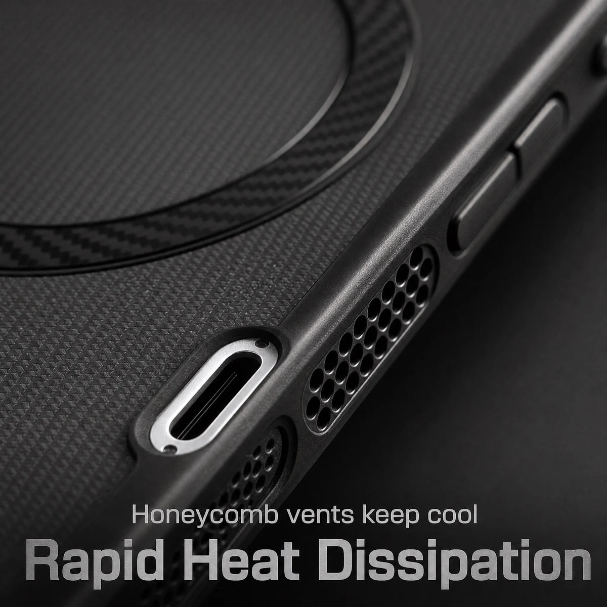 Technology Woven Heat Dissipation Magnetic Phone Case For iPhone 12 13 14 15 16 17 18 Pro Max For Magsafe Wireless Charging Case