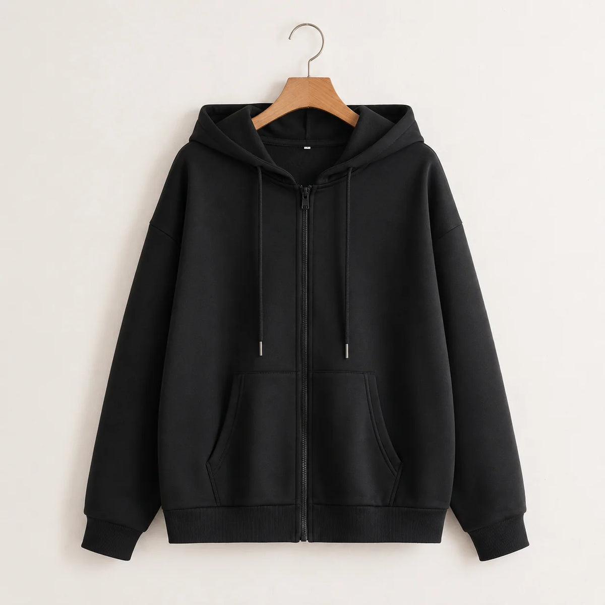 14 Colors Women Zip Up Hoodie Oversized Autumn Winter Casual Streetwear Loose Hooded Jacket Comfortable Long Sleeve Sweatshirt