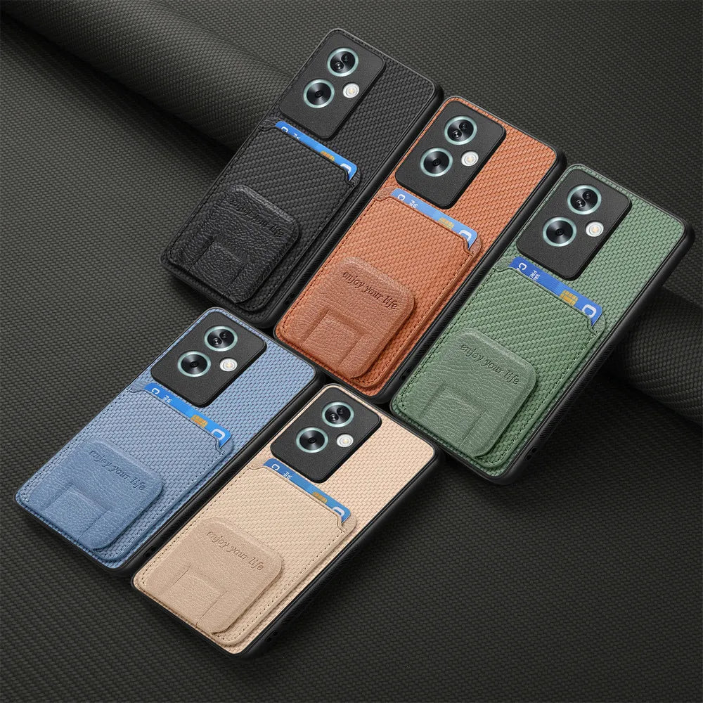 For OPPO A5 Pro A79 A98 A78 A58 A38 A18 5G 4G Luxury Case Leather Card Back Stand Cover For OPPO A80 A 98 79 78 58 Phone Funda