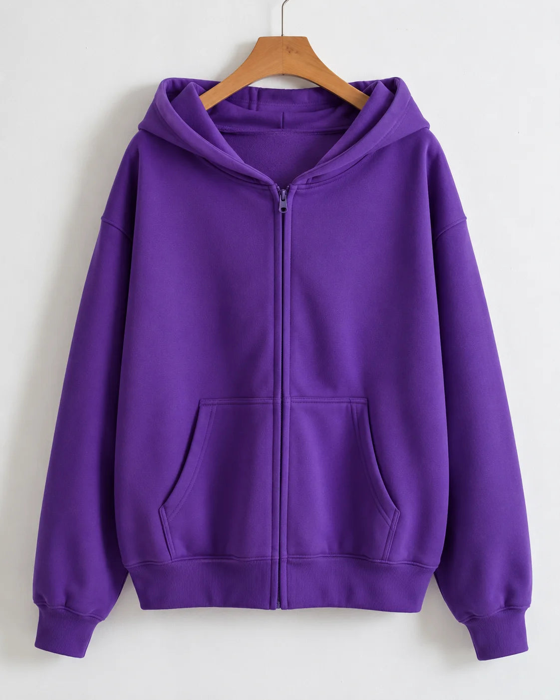 14 Colors Women Zip Up Hoodie Oversized Autumn Winter Casual Streetwear Loose Hooded Jacket Comfortable Long Sleeve Sweatshirt