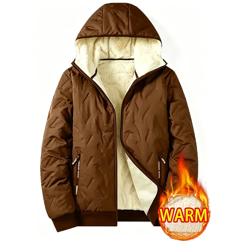 Waterproof Men's Jacket Winter Windbreaker Down Jacket Winter Coat Fleece Lining Warm And Warm Cotton Jacket Snow Jacket