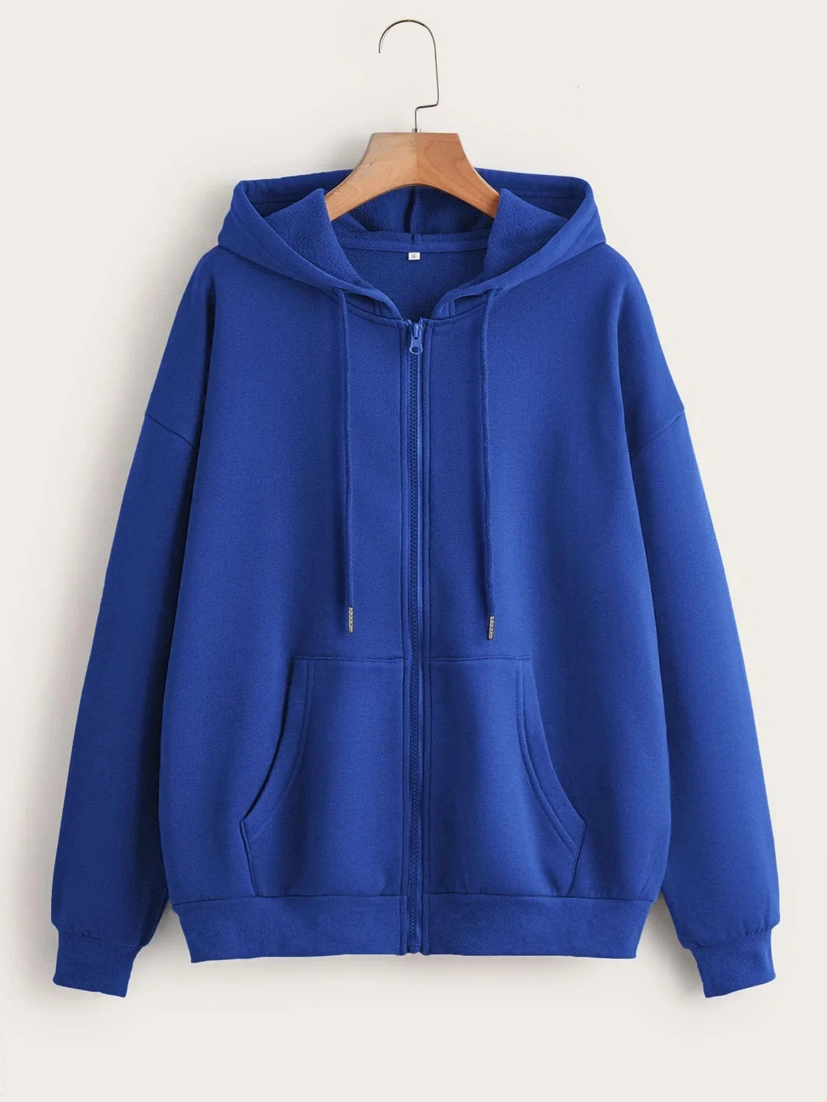 14 Colors Women Zip Up Hoodie Oversized Autumn Winter Casual Streetwear Loose Hooded Jacket Comfortable Long Sleeve Sweatshirt