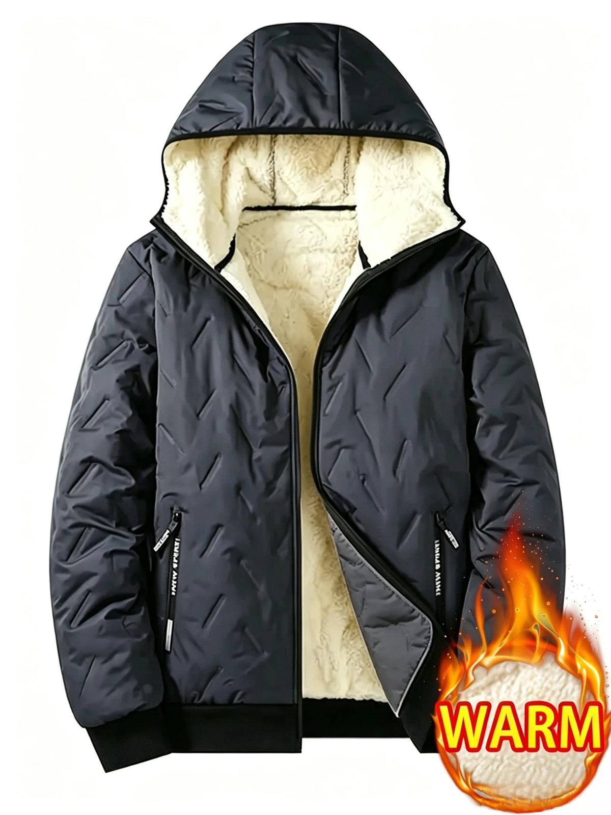 Waterproof Men's Jacket Winter Windbreaker Down Jacket Winter Coat Fleece Lining Warm And Warm Cotton Jacket Snow Jacket