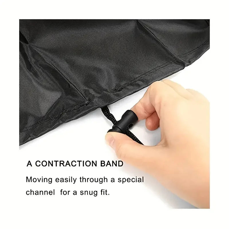 Outdoor Furniture Dust Cover, 210D Oxford Cloth, Black Silver Sofa Cover, Waterproof Cover, Outdoor Patio Furniture Cover