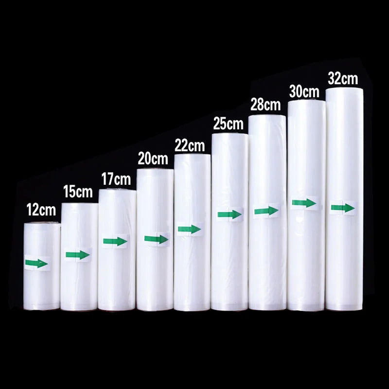500cm/Roll Kitchen Vacuum Sealer Bags Reusable Roll Fresh-keeping Food Saver Storage Bag Fresh-keeping Bag Kitchen Food Storage