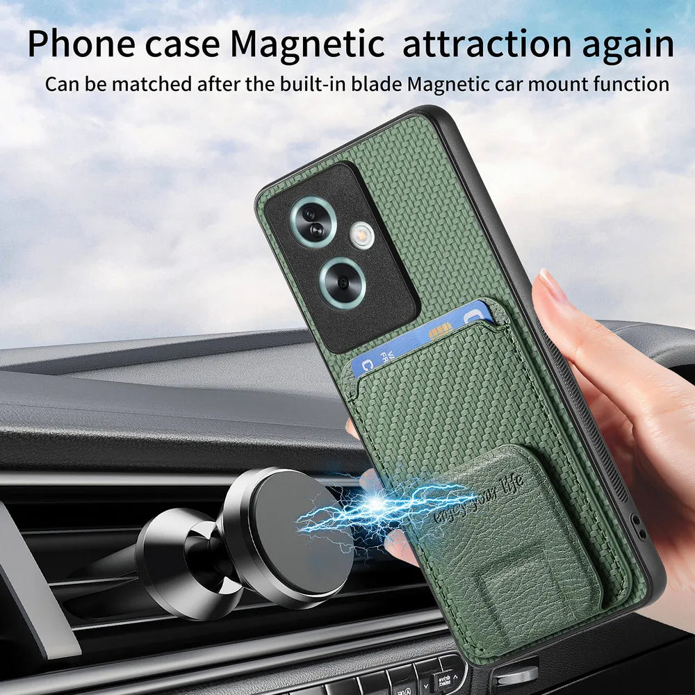 For OPPO A5 Pro A79 A98 A78 A58 A38 A18 5G 4G Luxury Case Leather Card Back Stand Cover For OPPO A80 A 98 79 78 58 Phone Funda