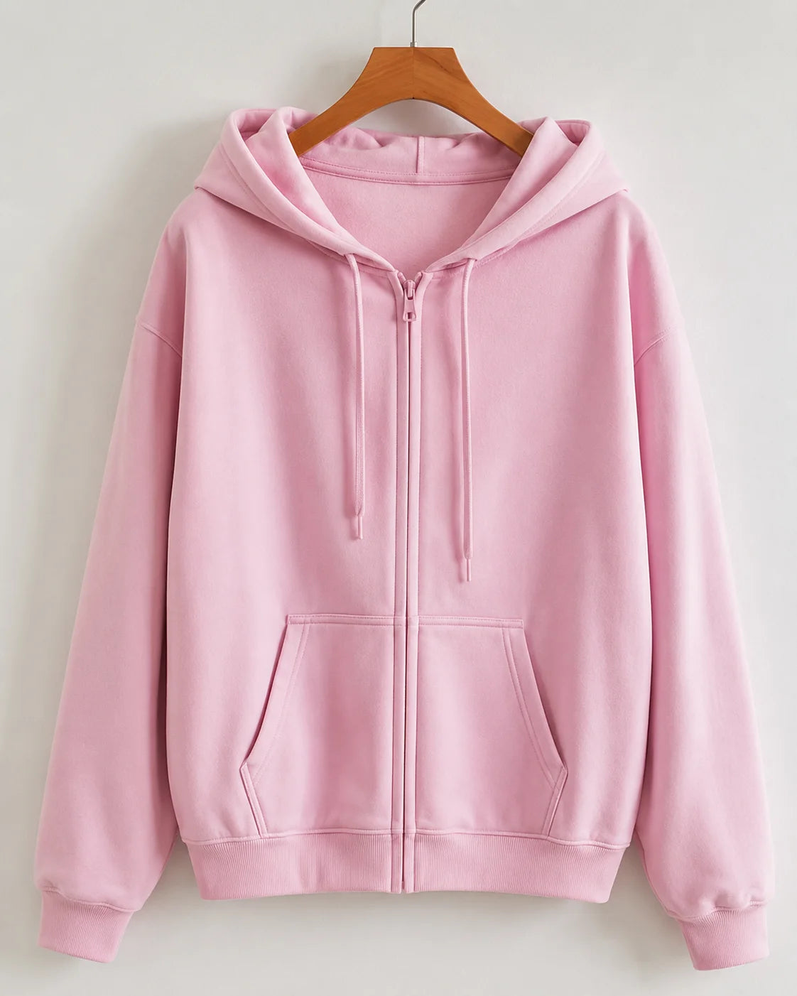 14 Colors Women Zip Up Hoodie Oversized Autumn Winter Casual Streetwear Loose Hooded Jacket Comfortable Long Sleeve Sweatshirt