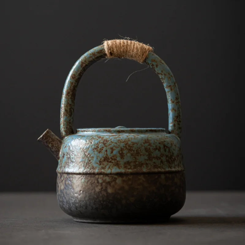 450ml Stoneware Teapot Tea Kettle Ceramic Teapot Teaware Tea Set Tea Utensils Tea Maker Tea Pot Set Tea Making Tools Accessories