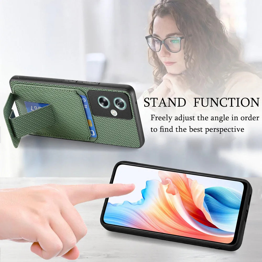 For OPPO A5 Pro A79 A98 A78 A58 A38 A18 5G 4G Luxury Case Leather Card Back Stand Cover For OPPO A80 A 98 79 78 58 Phone Funda